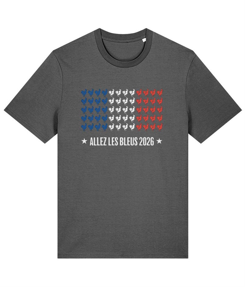 Herren Frankreich Fußball T-Shirt – Allez Les Bleus WM Fußball Fan T-Shirt Bild 4