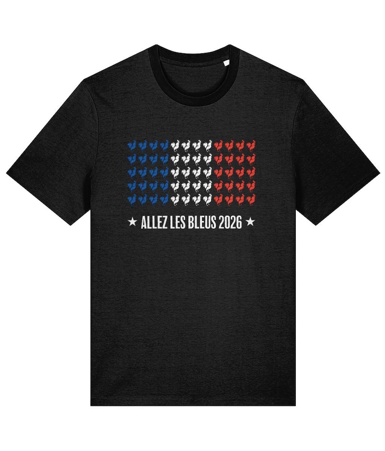 Herren Frankreich Fußball T-Shirt – Allez Les Bleus WM Fußball Fan T-Shirt Bild 5