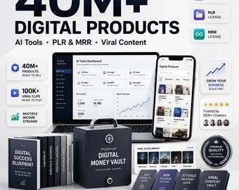 Compra mi tienda completa: paquete de más de 40 millones de productos digitales – La bóveda digital definitiva para tu negocio.