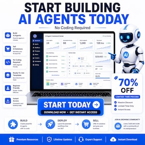 100% geautomatiseerd AI-agents bouwen en verkopen + sjablonen, instellen en uitvoeren | Geschikt voor beginners| PLR-MRR