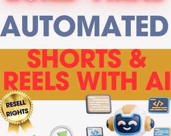 Máquina de cortos virales 100 % automatizada, disponible las 24 horas, los 7 días de la semana, sin código, solo IA. Ideal para principiantes. PLR y MRR.