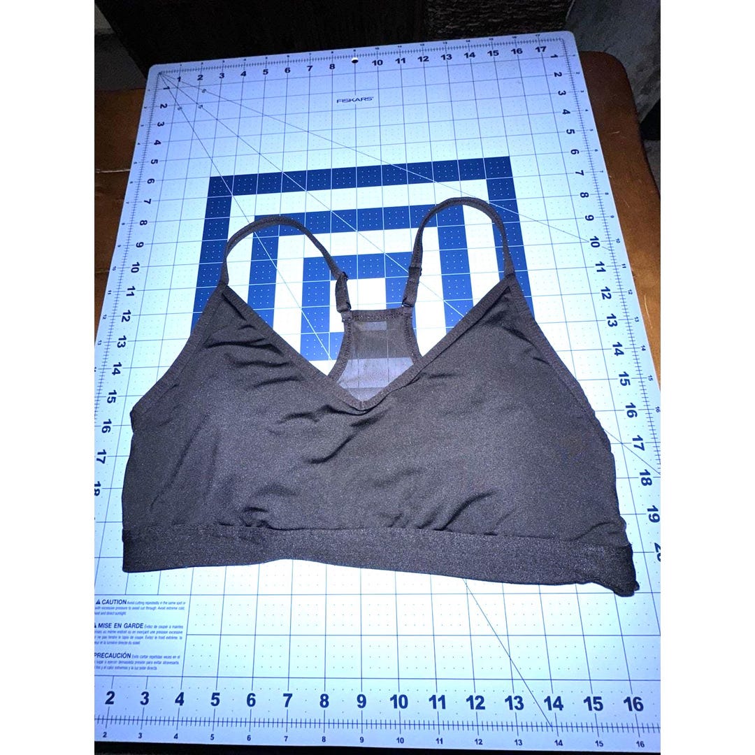 MTA Sport XL Sports Bra Razor Back Adjustable Straps Black - Etsy