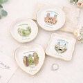 Custom University Ring Dish l Graduation Trinket Tray l Class of 2026 Gift