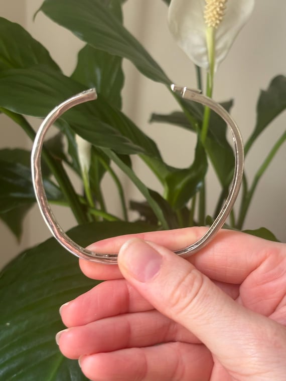 Silver & Multi Colour Gemstone Bangle - image 4