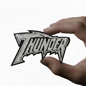 Aangepaste strass-patch - sprankelende opstrijkbare transfer - kristallen letters voor hoedenpatches - naampatch bling - vintage stijl kristaldecor