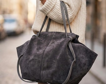 Handmade Italian Suede Leather Shoulder Bag – Woven Wallet Bag