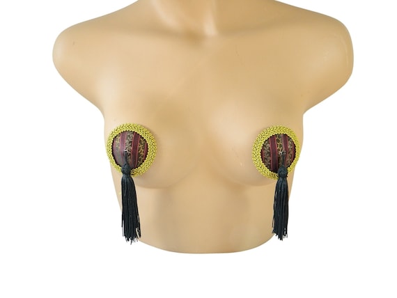 Pasties, Tassels, Nipple Cover, Breast Jewelry, Burlesque, Pin up