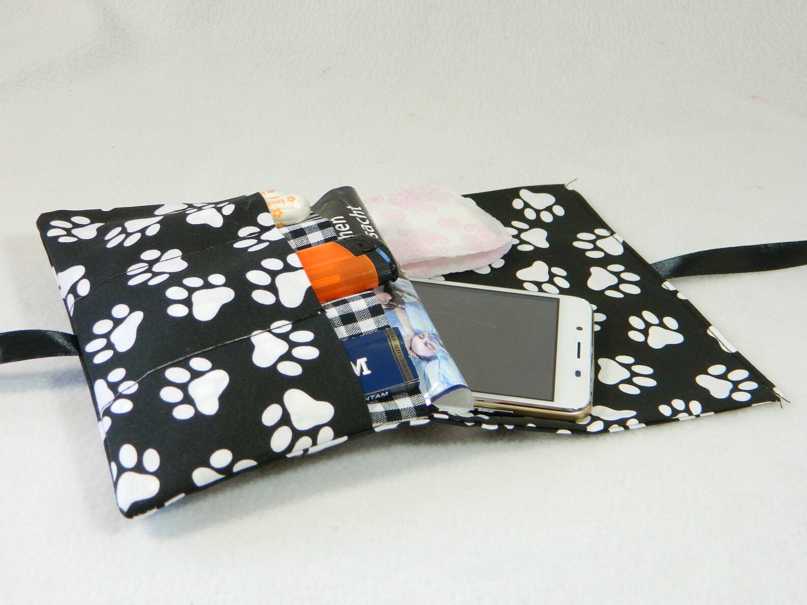 Tobacco Bag Baccy Bag Small Pouch Storage Folder Hand Bag Etsy UK