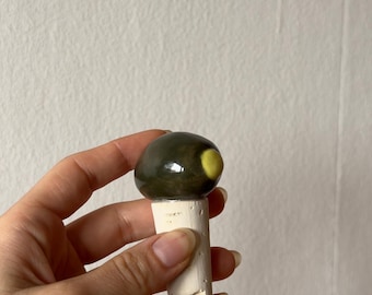 Handmade ceramic Wine bottle Stopper Heart “Wine Time”