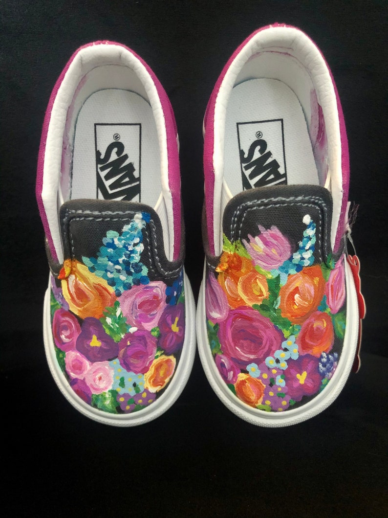 Custom Kids Vans Etsy