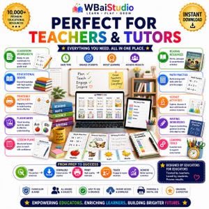 Ultimate Kids Learning Library Bundle | Homeschool Resources, Educational Books, Worksheets, Storybooks, Flashcards, Coloring & Activities image 4