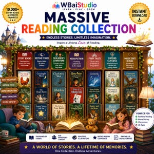 Ultimate Kids Learning Library Bundle | Homeschool Resources, Educational Books, Worksheets, Storybooks, Flashcards, Coloring & Activities image 8