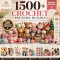 1500+ Crochet Patterns Bundle PDF | Amigurumi, Granny Square, Bags, Bears, Cats, Bunnies, Christmas + Bonus Crochet Video Course product logo