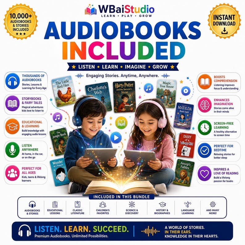 Ultimate Kids Learning Library Bundle | Homeschool Resources, Educational Books, Worksheets, Storybooks, Flashcards, Coloring & Activities image 5