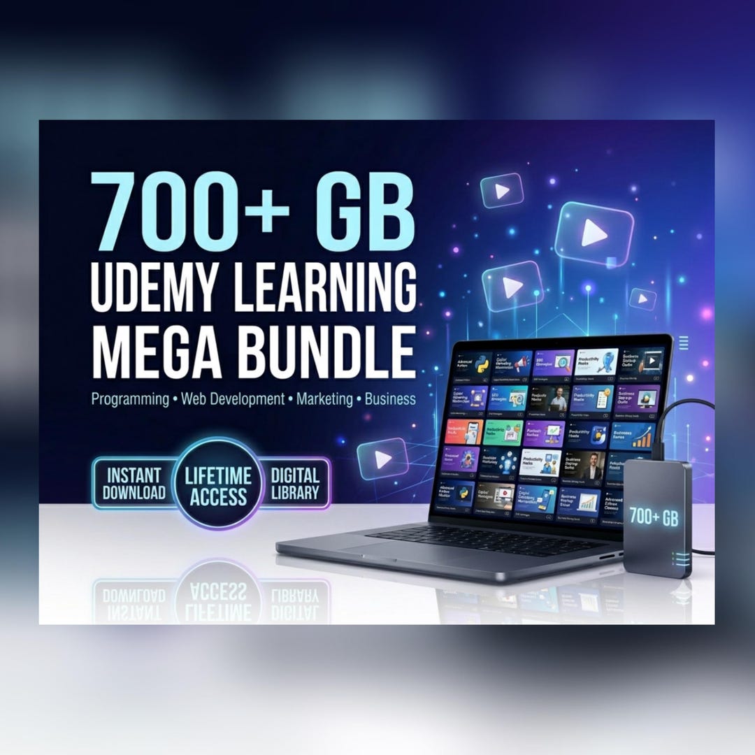 700+ GB Tech Learning Mega Bundle | Programming, Web Development ...