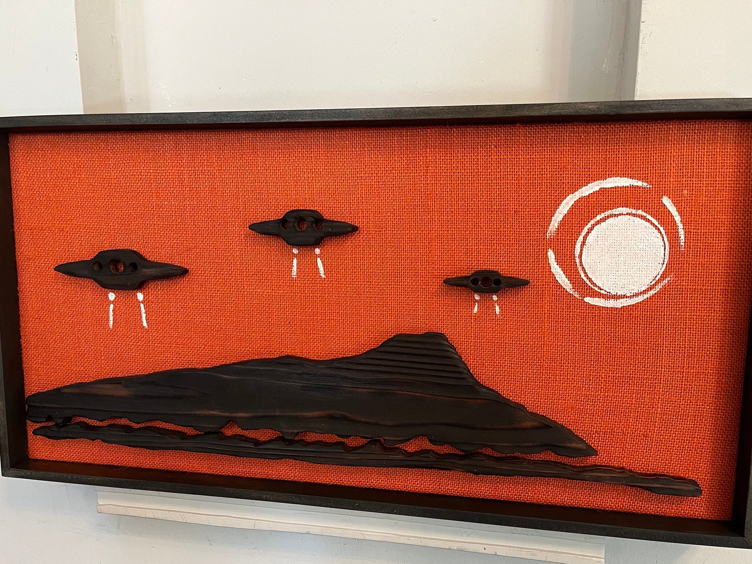 Witco Tribute Tiki Flying Saucers Glow Retro Sci Fi Mid Century
