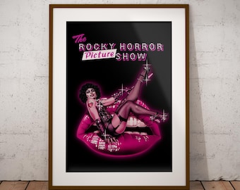 Poster da parete rimasterizzato del film The Rocky Horror Picture Show, stampa fotografica ultra lucida. Acquista 2 e ricevi 1 in omaggio.