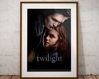 Poster da parete rimasterizzato del film Twilight, stampa fotografica ultra lucida. Acquista 2 e ricevi 1 in omaggio.