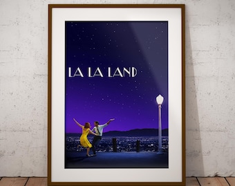 Poster da parete rimasterizzato del film La La Land, stampa fotografica ultra lucida. Acquista 2 e ricevi 1 in omaggio.