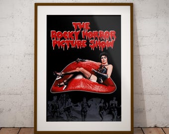 Poster da parete rimasterizzato del film The Rocky Horror Picture Show, stampa fotografica ultra lucida. Acquista 2 e ricevi 1 in omaggio.