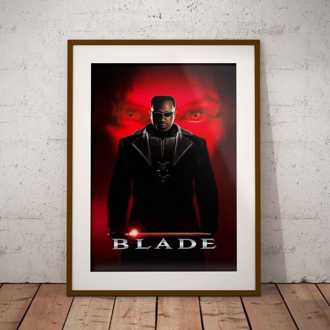 Blade Horror Film Remastered Wall Art Poster Luxury High Quality Print ...
