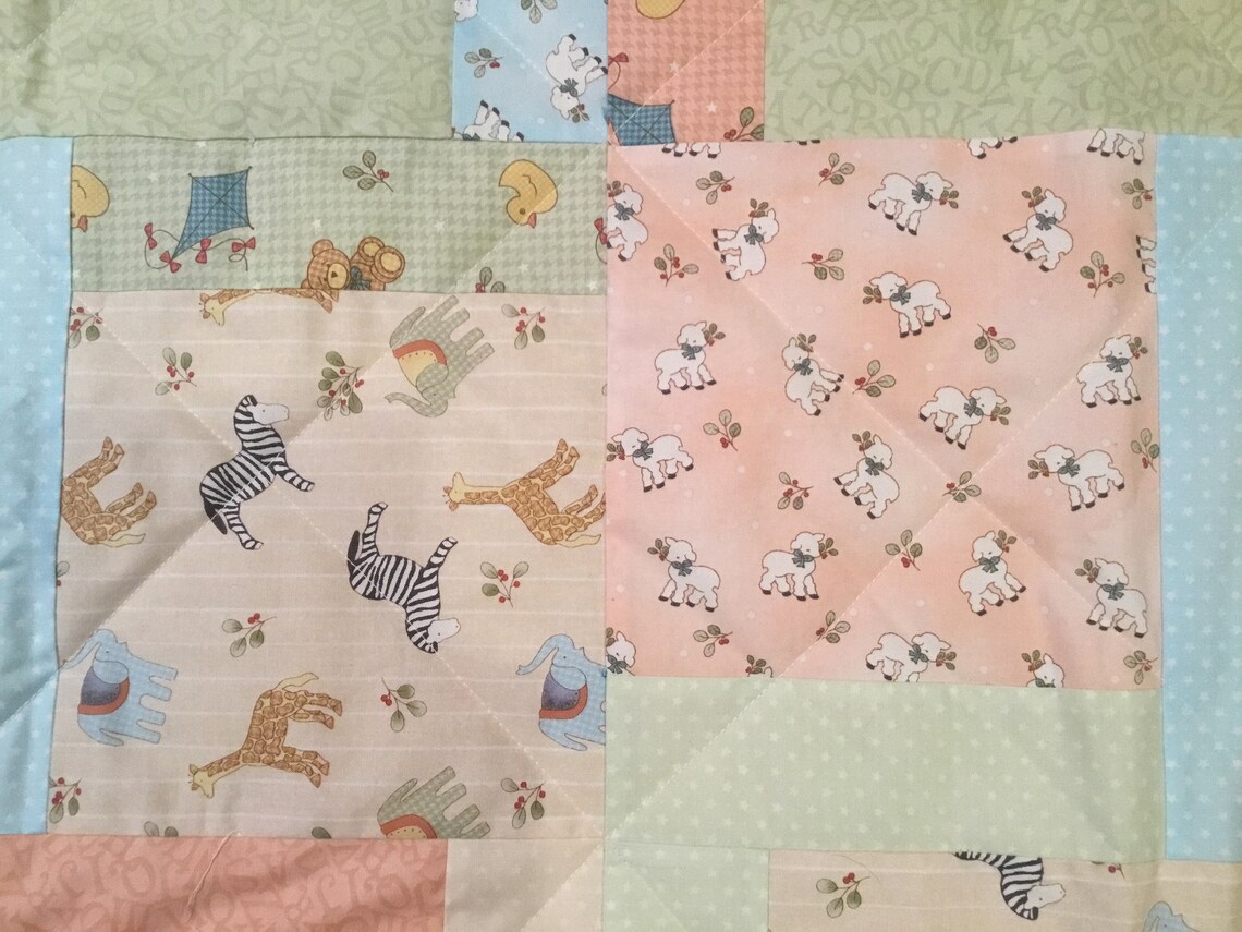 Handmade Cotton Baby Quilt - Etsy