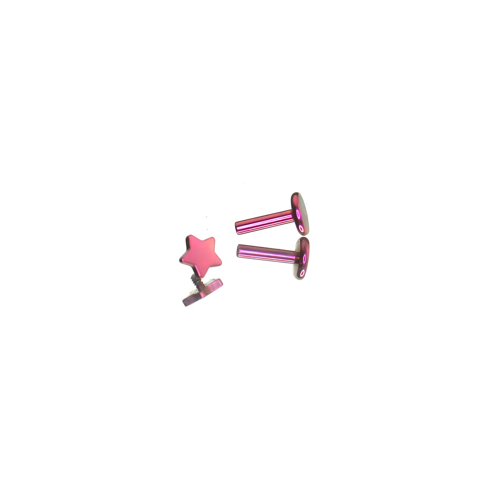 Titanium Ear Stack Titanium Pinkie Pie Curated Ear Stack | 11 Pcs MLP Piercing Set | Hot ...
