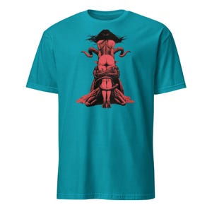 Der Teufel in ihr - Kurzärmeliges Unisex-T-Shirt
