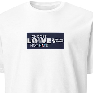 Choose Lowe Not Hate - Restore Britain - Short-Sleeve Unisex T-Shirt