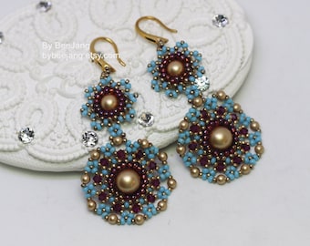 Earrings Tutorials - Threia - Beading Patterns - PDF