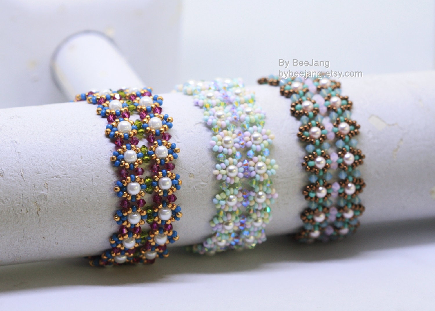 Beading Tutorial - Gracelyn - Bracelet Pattern - PDF - Instant Download ...