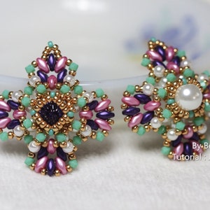 Pendant Pattern, Jovetta, Beading Tutorials, Beading Pattern, PDF