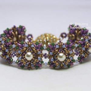 Beading Pattern - Marietta - Bracelet Tutorials - PDF