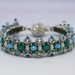 Bracelet Tutorial - Elanor - Beading Pattern - PDF