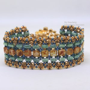 Perlenanleitungen, Shera Armband, digitaler Download, PDF
