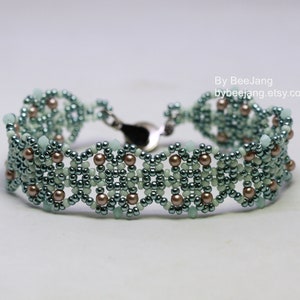 Beading Pattern - Cyrene - Bracelet Tutorial - Digital Download - PDF