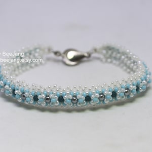 Bracelet Tutorial - Ravinia - Beading Pattern - PDF Tutorial