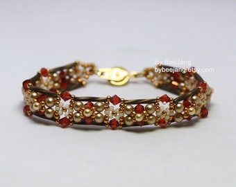 Bracelet Pattern, Tarsha, Beading Tutorials, PDF