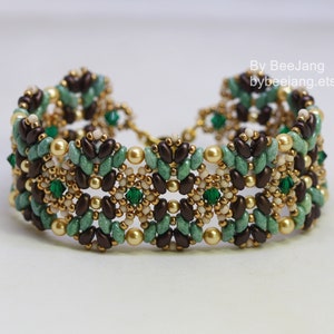 Tutoriel perles - Bracelet analena - Motif perles - Tutoriel bracelet - Téléchargement numérique - PDF