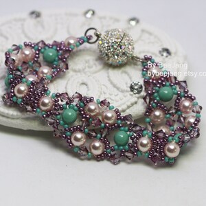 Beading Tutorial, Andrina, Bracelet Pattern, Bracelet Tutorials, Beading Pattern