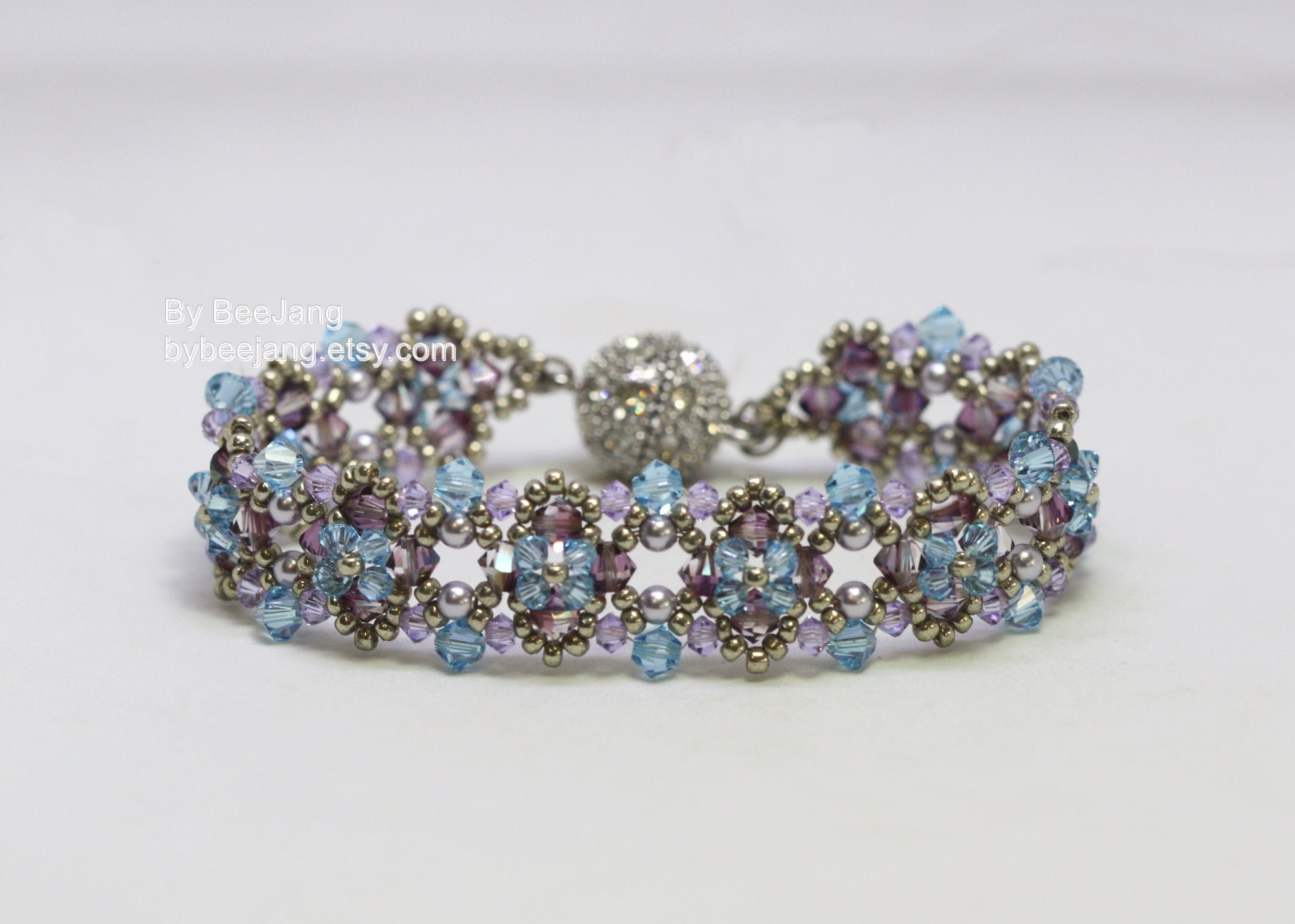 Beading Pattern Gloriana Bracelet Tutorial Digital - Etsy