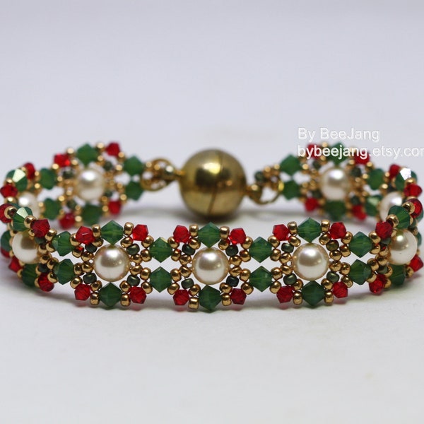 Beading Tutorial - Linsha 1 and 2 - Bracelets Pattern - PDF