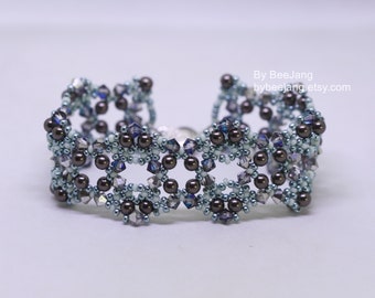 Beading Tutorials - Heidi - Bracelet Pattern - Digital Download - PDF