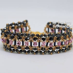 Beadweaving Pattern, Simone, Bracelet Tutorials, PDF