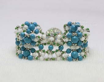 Perlenmuster - Amarie - Armband Anleitung - Digital Download - PDF