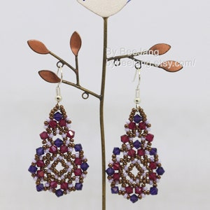 Earrings Pattern Lilith Beading Tutorial PDF image 3