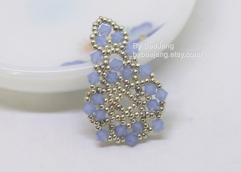 Earrings Pattern Lilith Beading Tutorial PDF image 2