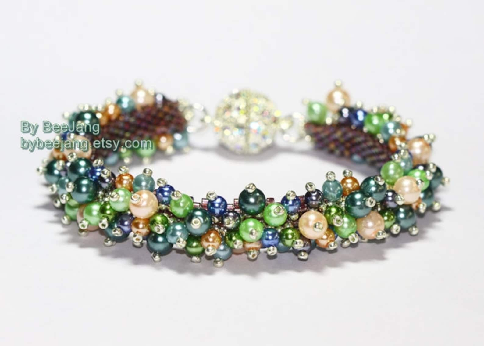 Bracelet Tutorials Cecilia Beading Patterns Beadweaving - Etsy