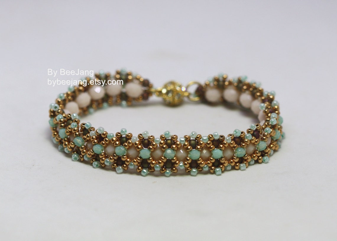 Beading Tutorials Sonya Bracelet Patterns PDF - Etsy