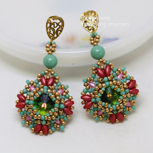 Beading Tutorial Althea Bracelet Pattern PDF Etsy